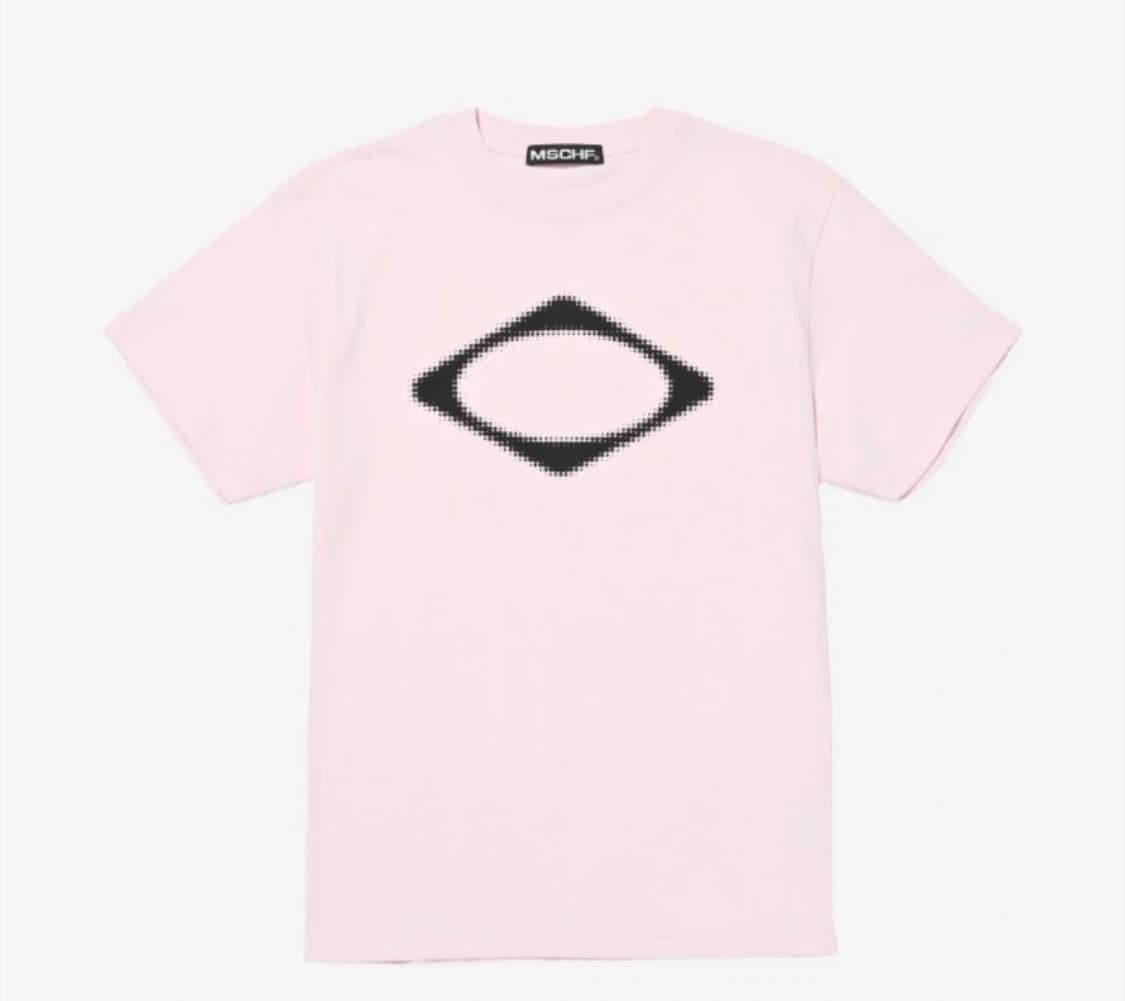 미스치프 롬버스 블러 T (Light Pink) 상품이미지1