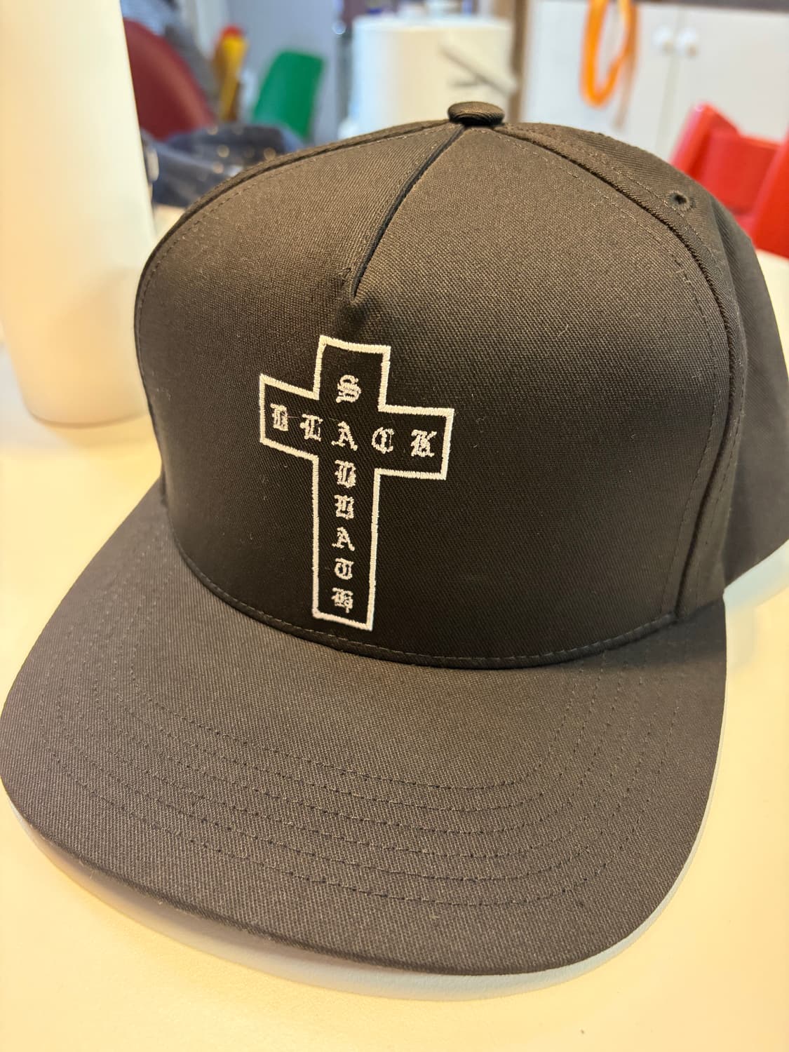 슈프림 블랙사바스 모자 상품이미지2