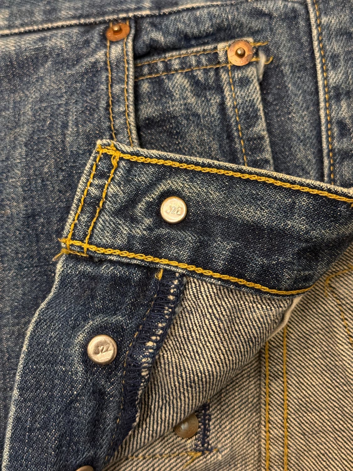 Japan LVC 702 Big E Selvedge Denim Pants 상품이미지10