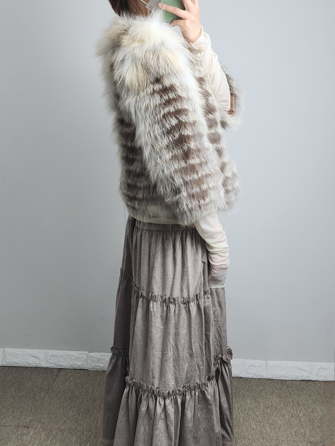 폭스 퍼 자켓 상품이미지3