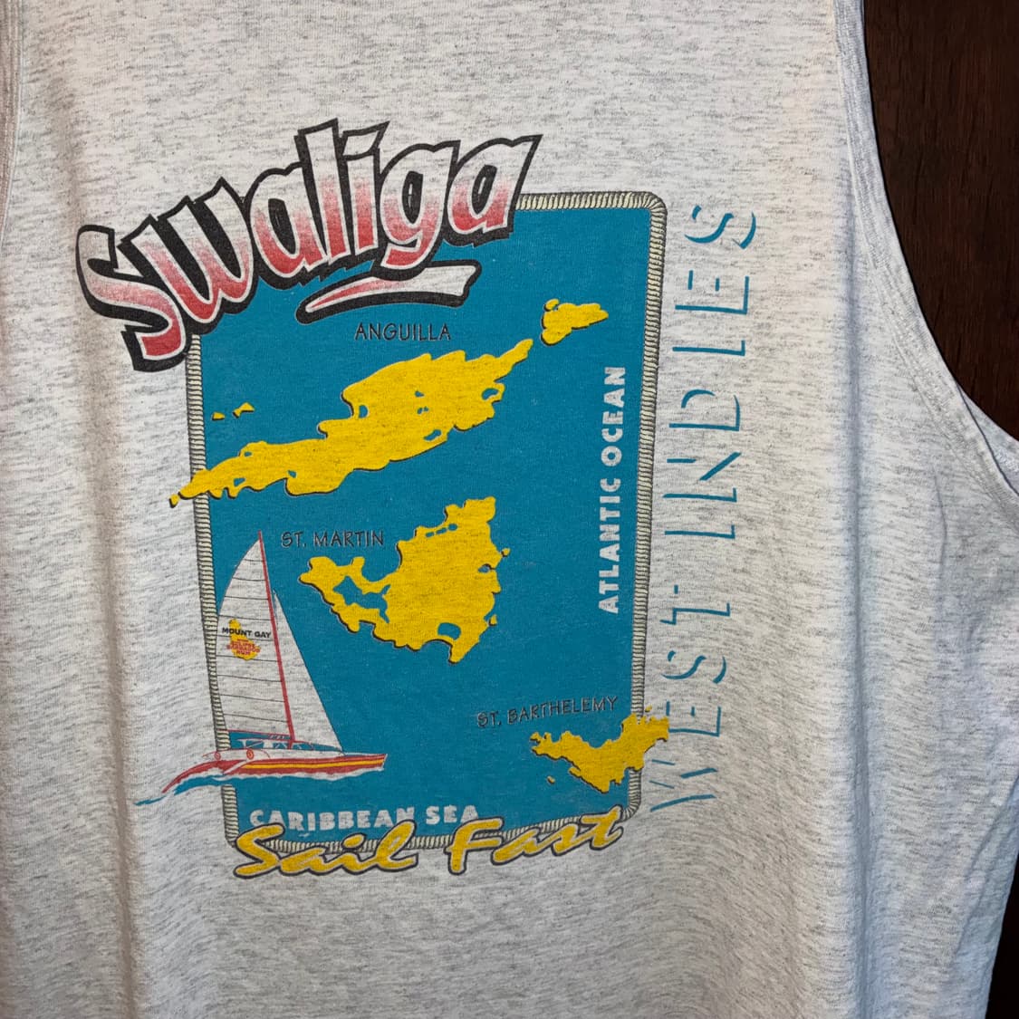 90’s Anvil Sail Tank Top Made in USA 상품이미지7