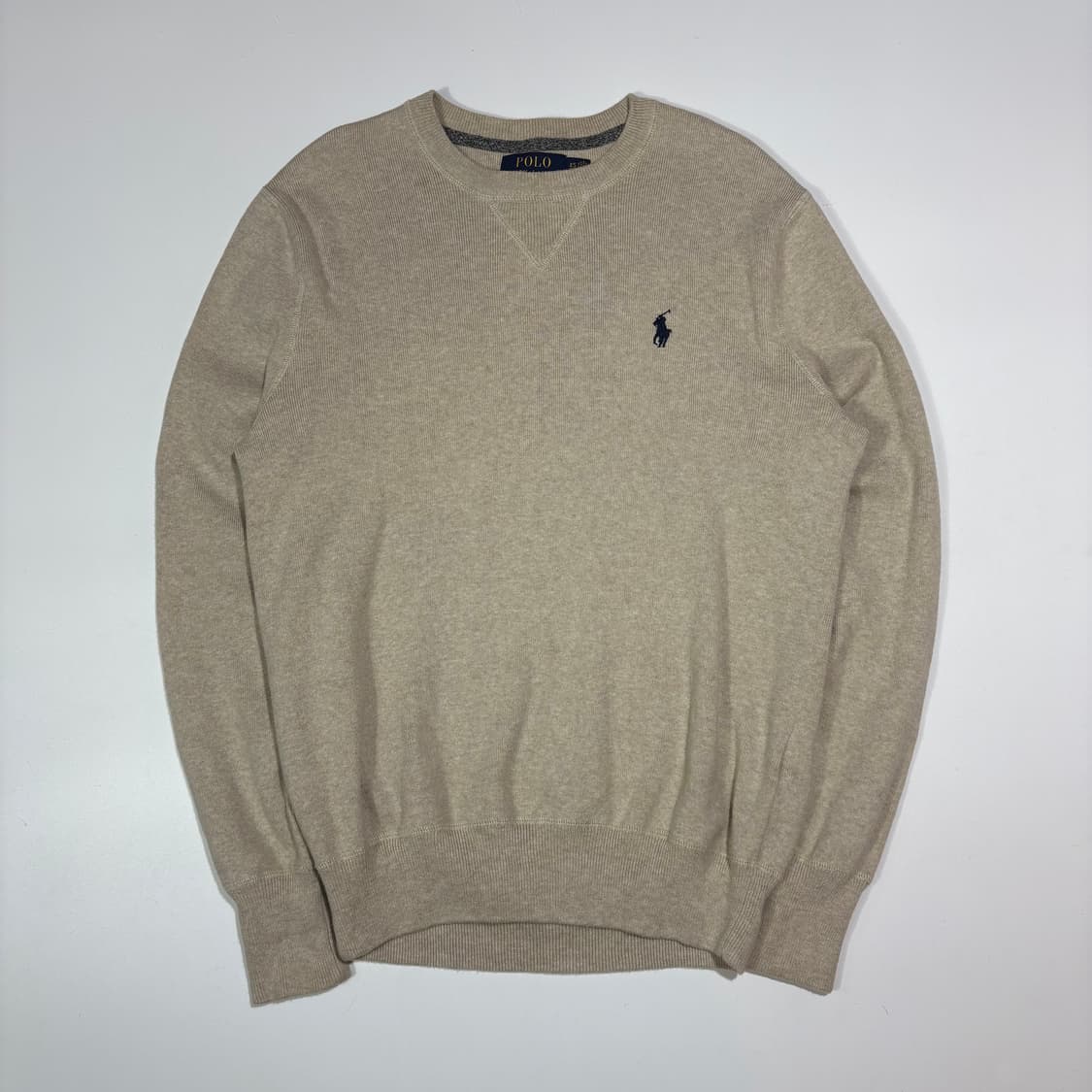 폴로랄프로렌 베이지 니트 맨투맨 상품이미지1