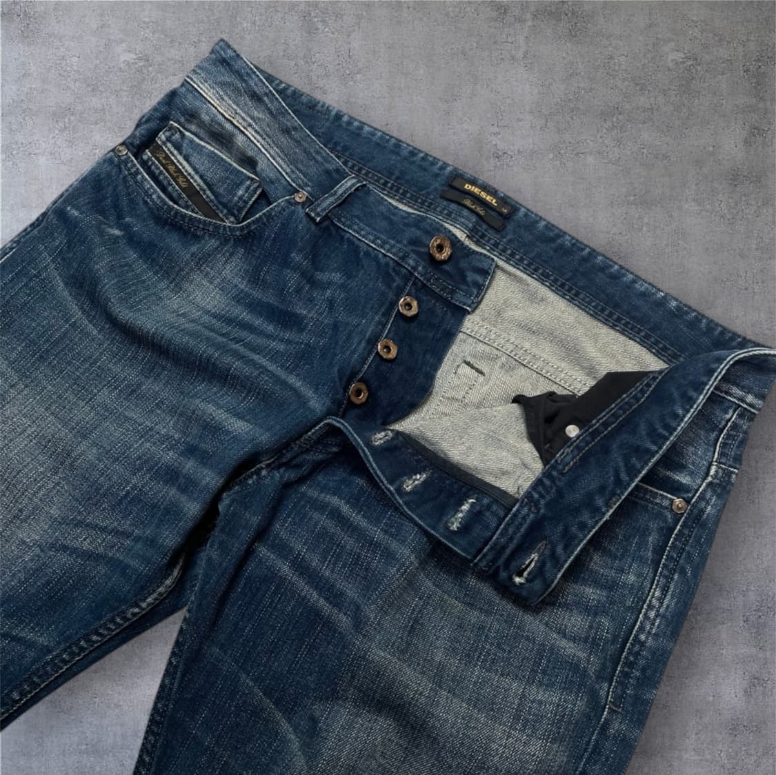 디젤 Diesel 중청 블랙골드 데님팬츠 34 상품이미지2