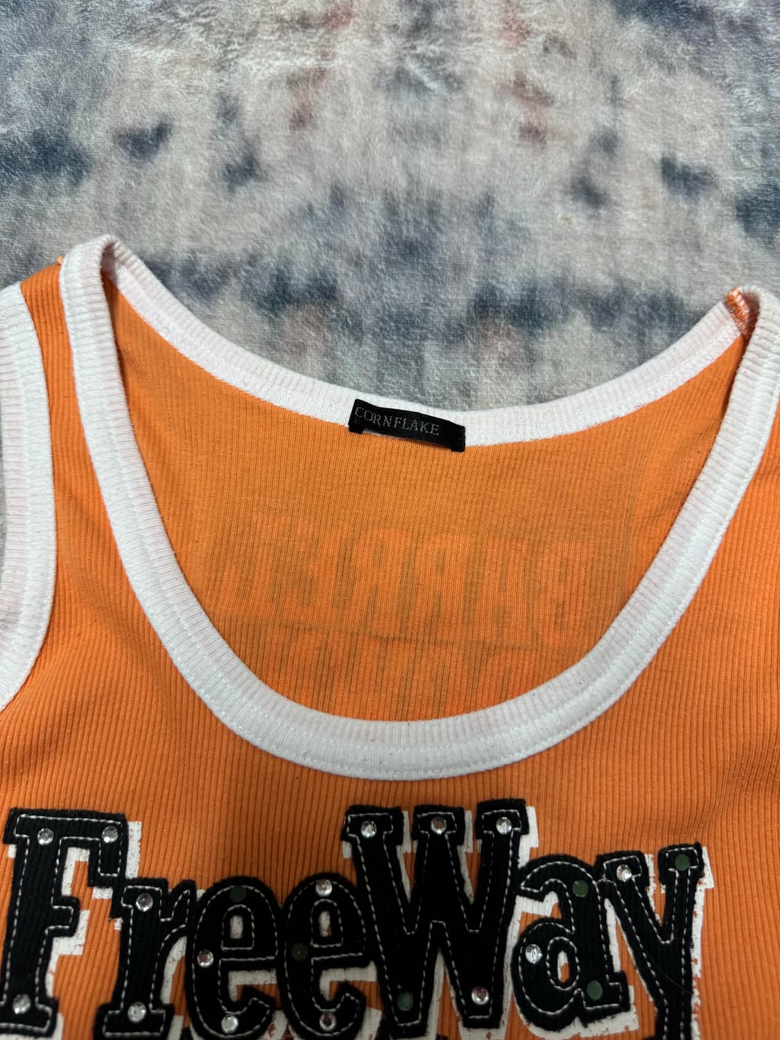 Cornflake y2k freeway ribbed sleeveless 상품이미지7