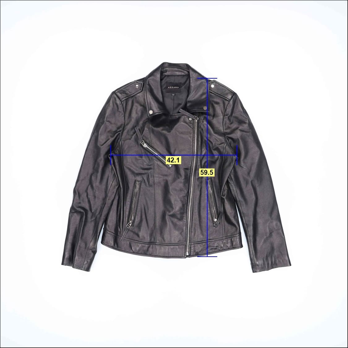 [77] 아자로 여성 천연양가죽 라이더자켓 1219H2 상품이미지6