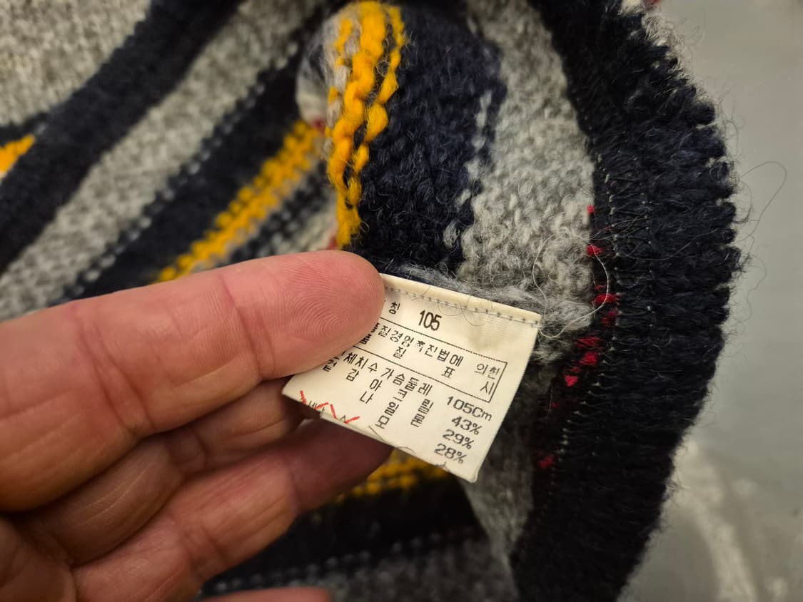 90s 제이프레스 하프 짚업 니트 상품이미지7