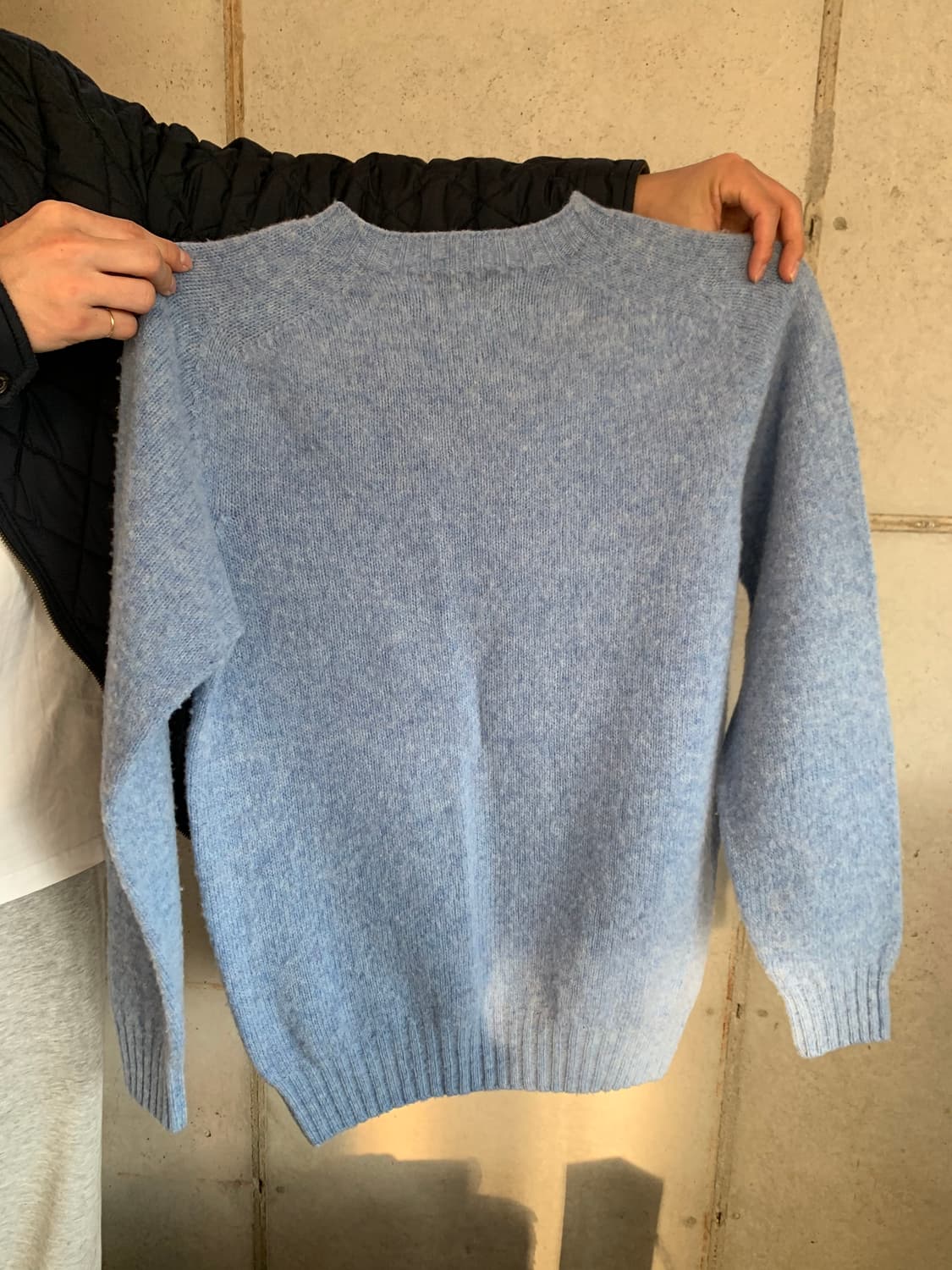 할리오브스코틀랜드 쉐기독니트 글래셔(파스텔스카이) M 상품이미지3