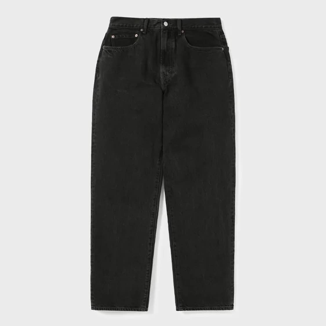 레귤러 진 블랙 데님 팬츠 xl 상품이미지6