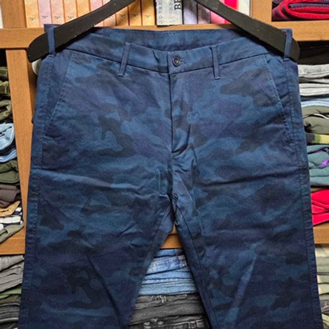유니클로 Uniqlo 울트라 스트레치 치노 블루 카모 79 (30~31) 상품이미지2