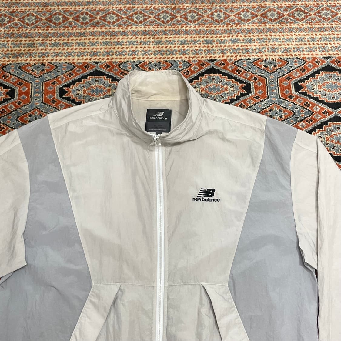 뉴발란스 플라잉 웜업 연핑크 바람막이 자켓 남성S 상품이미지2