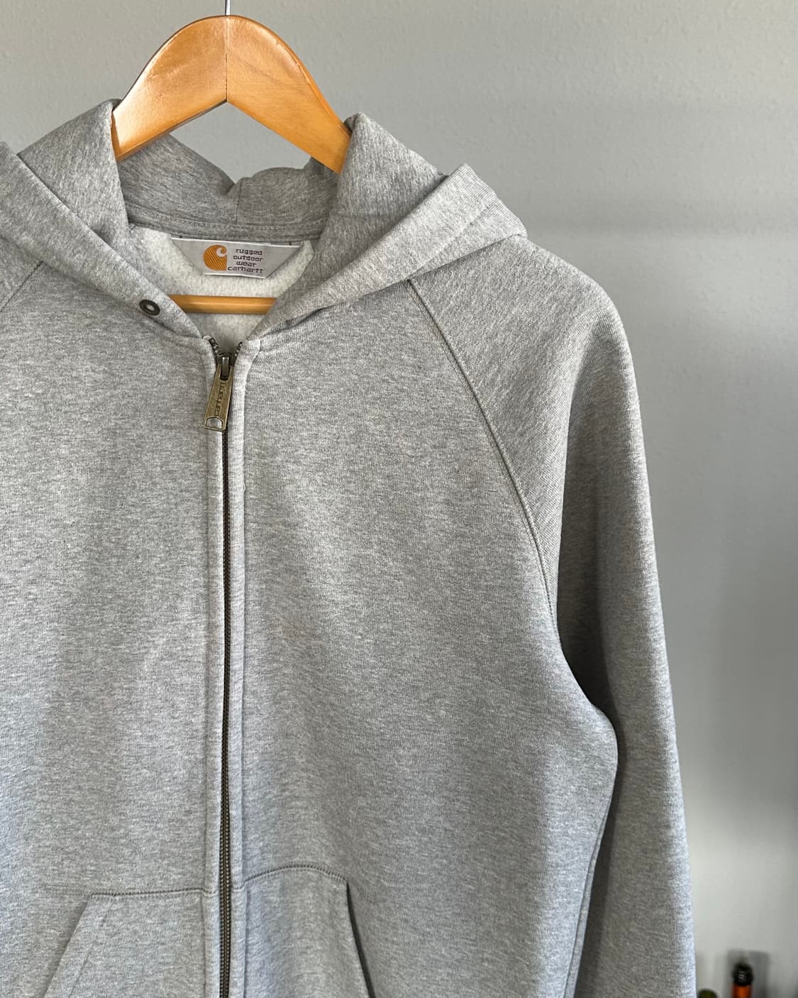 [S]칼하트 WIP 체이스 기모 후드집업 상품이미지3