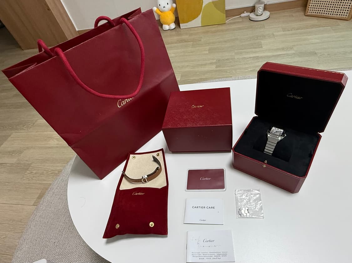 [M] 까르띠에 산토스 미디움 워치 WSSA0029 상품이미지2