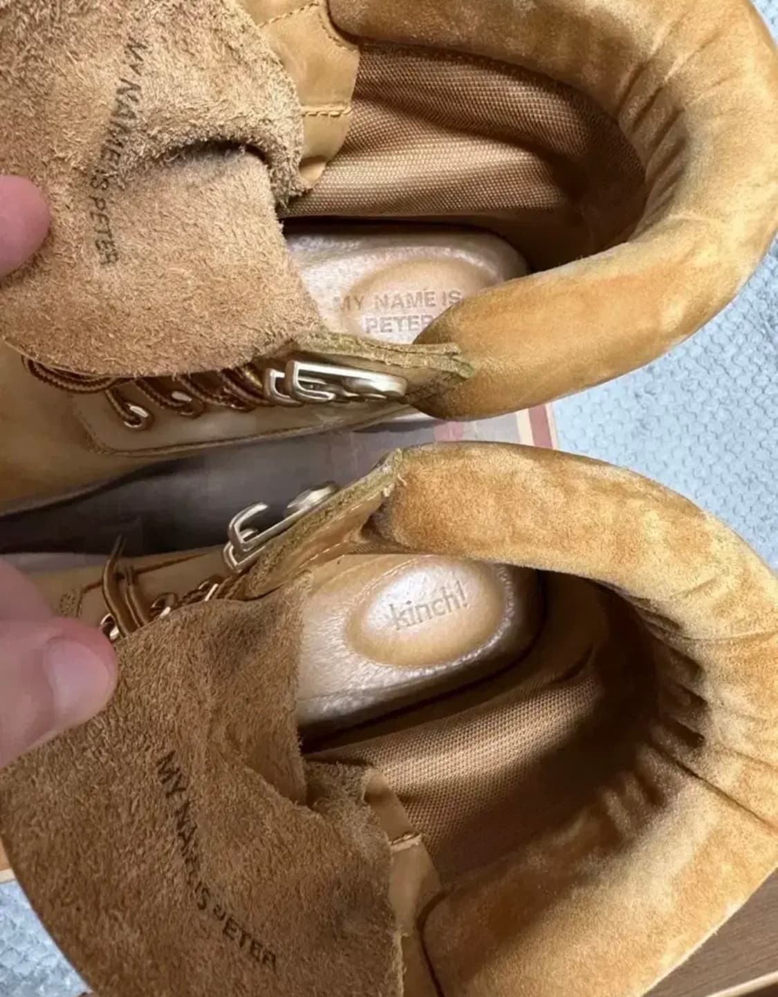 마이네임이즈피터 킨치 옐로우 부츠 280 상품이미지2