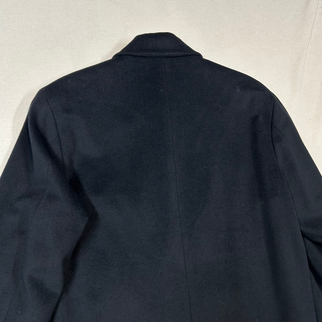 L) YSL 입생로랑 울 미디움 코트 자켓 블랙 상품이미지6