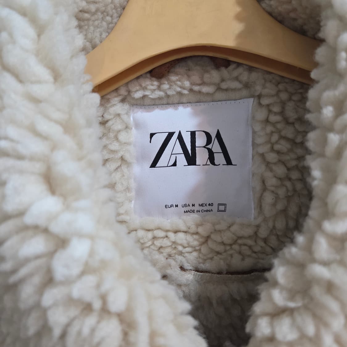 자라 ZARA 무스탕 자켓 브라운 상품이미지7