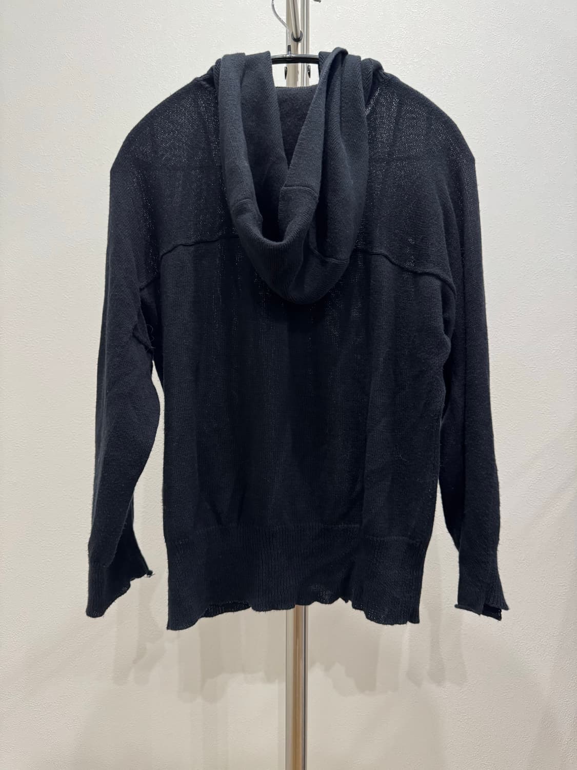 요지야마모토 3d 패널 크롭 버튼 후드 상품이미지4