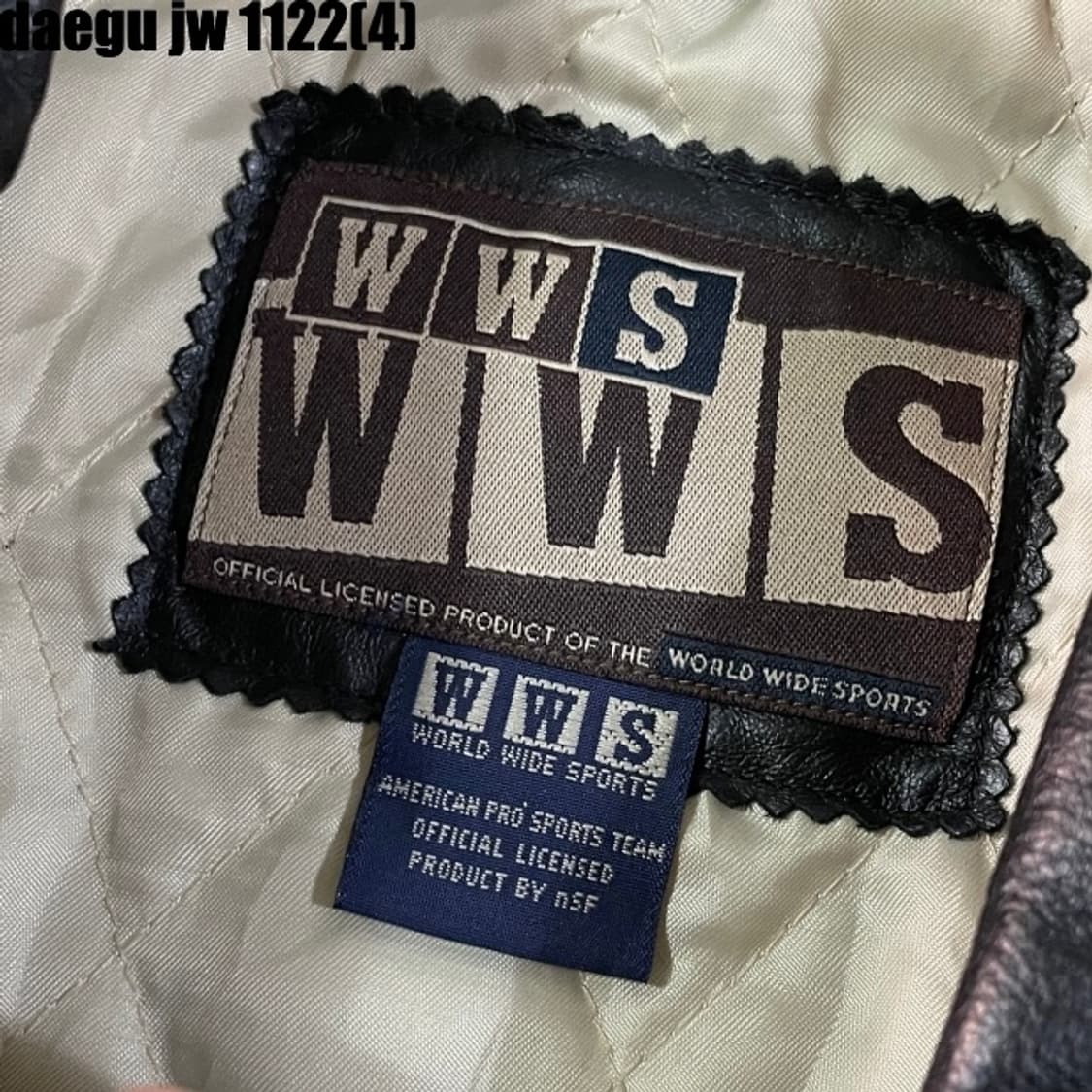 wws 월드와이드스포츠 소가죽 바시티 자켓 상품이미지4