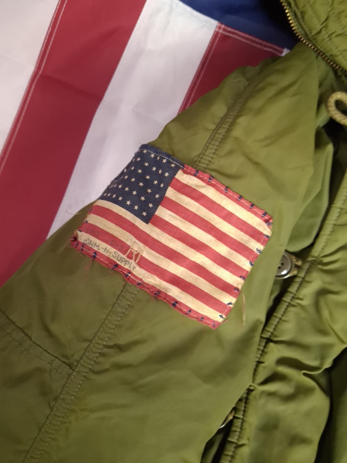 오리지날 랄프로렌폴로 데님앤서플라이 성조기 N3B 파카 상품이미지8