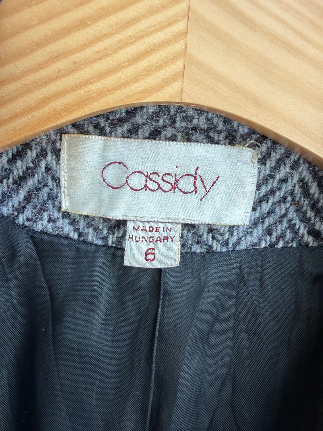 CASSIDY (Made in Hungary) 헤링본 울 코트 상품이미지6