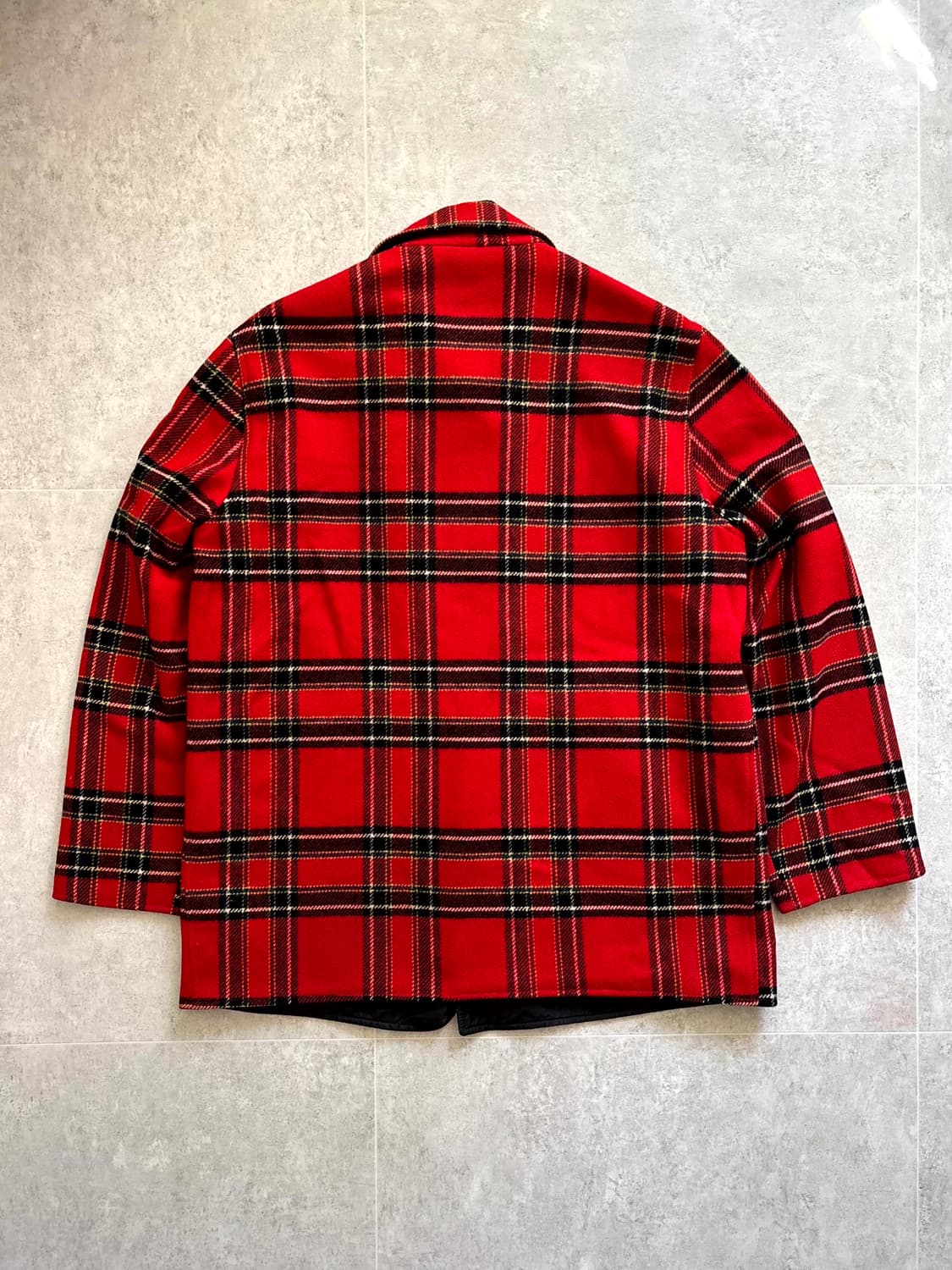 60~70's 펜들턴 리버시블 체크 울 자켓 100~105 상품이미지10