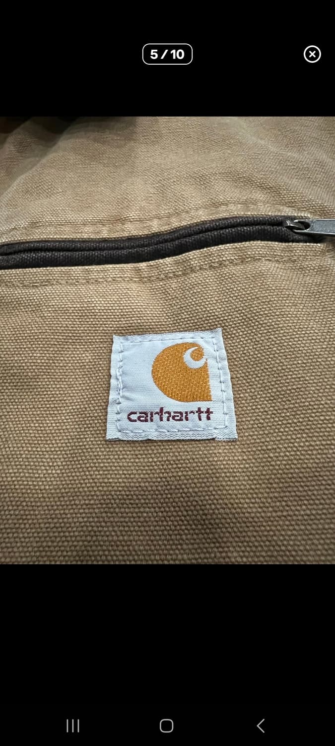 칼하트 디트로이트자켓 WJ97 카멜 XL 판매합니다 상품이미지4