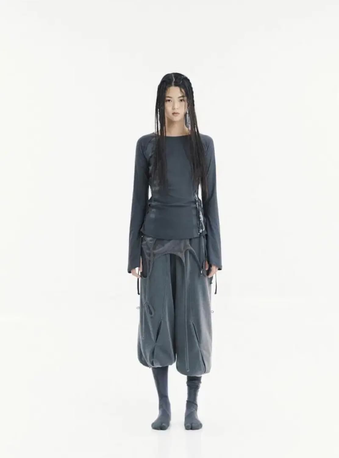 Ojos 오호스 film Slit Stretch Top 필름 상품이미지4