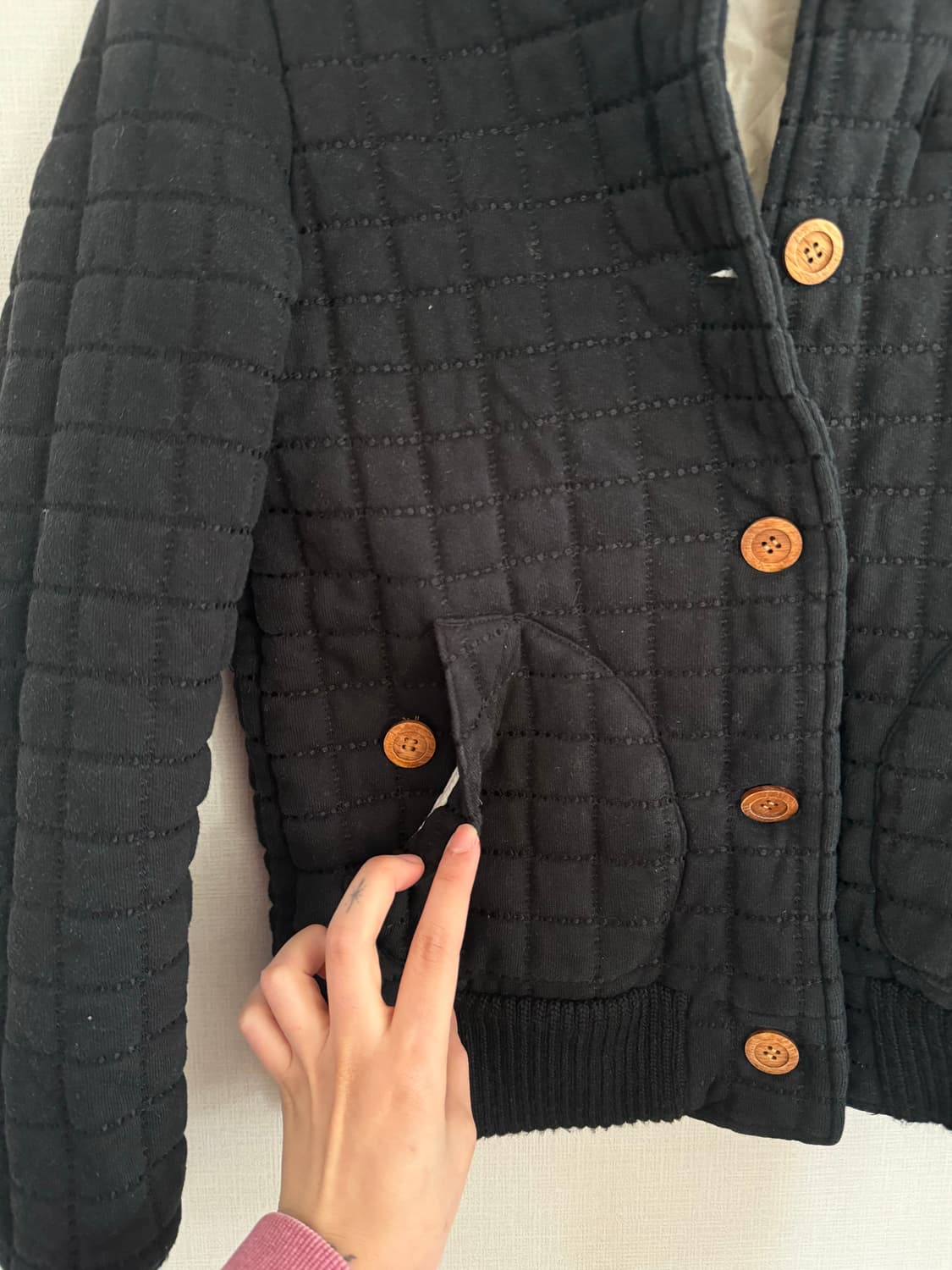 Vinatge Quilted Cotton Jacket 상품이미지4