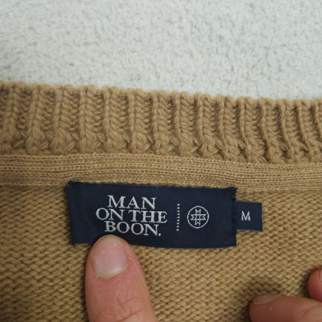 맨온더분 울 니트 M 상품이미지4