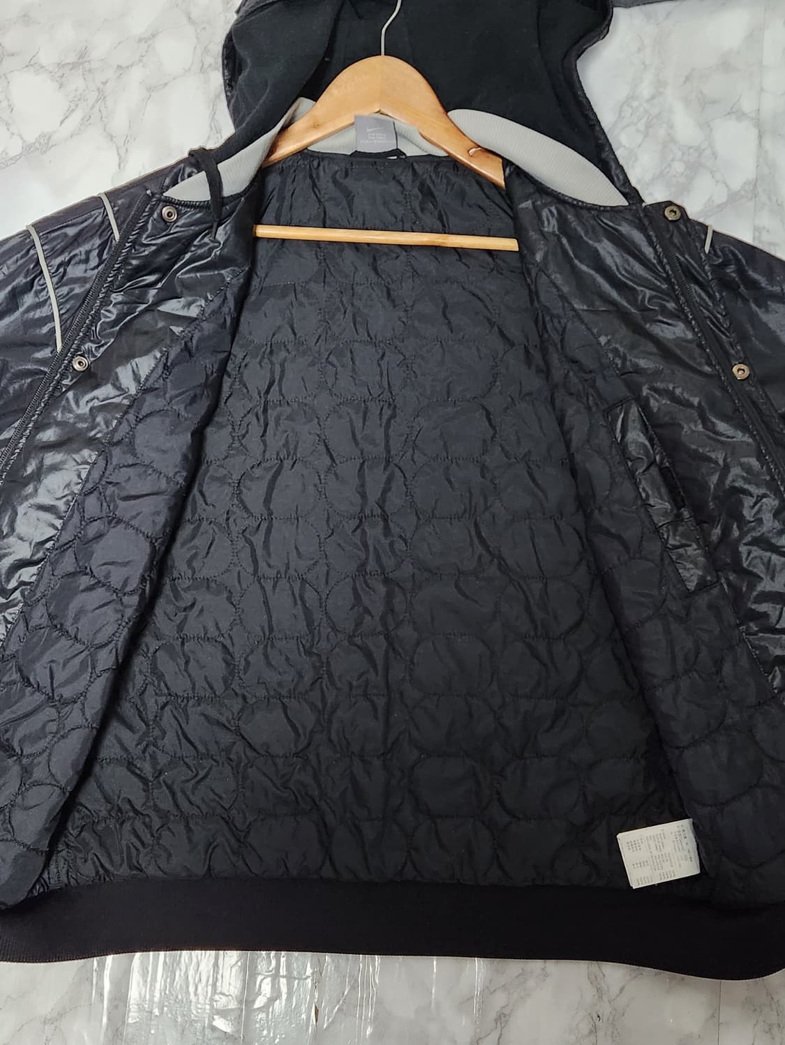 나이키 y2k 블랙 초경량 바람막이 후드 자켓 상품이미지7