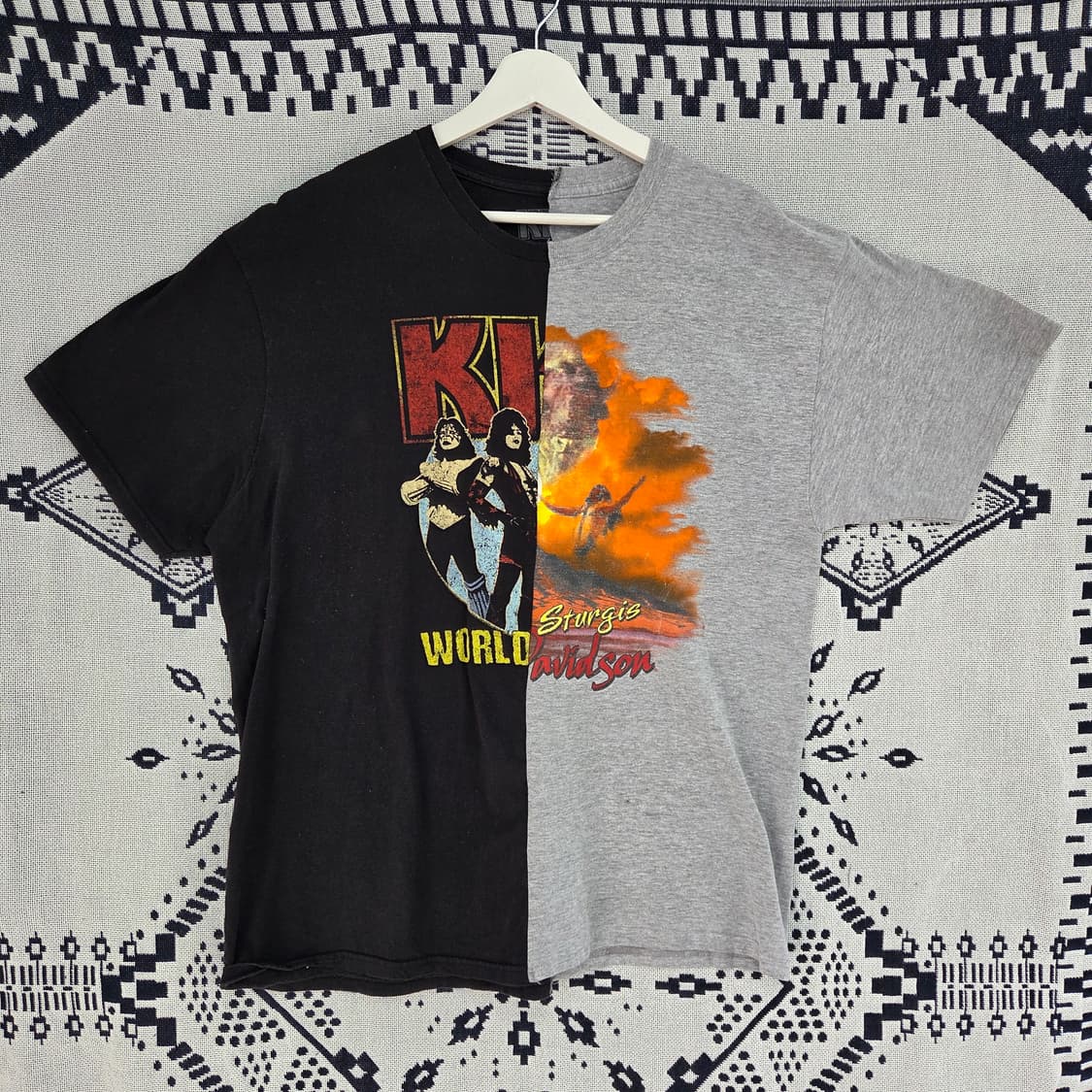 빈티지 키스블럭 반팔 티셔츠 상품이미지2