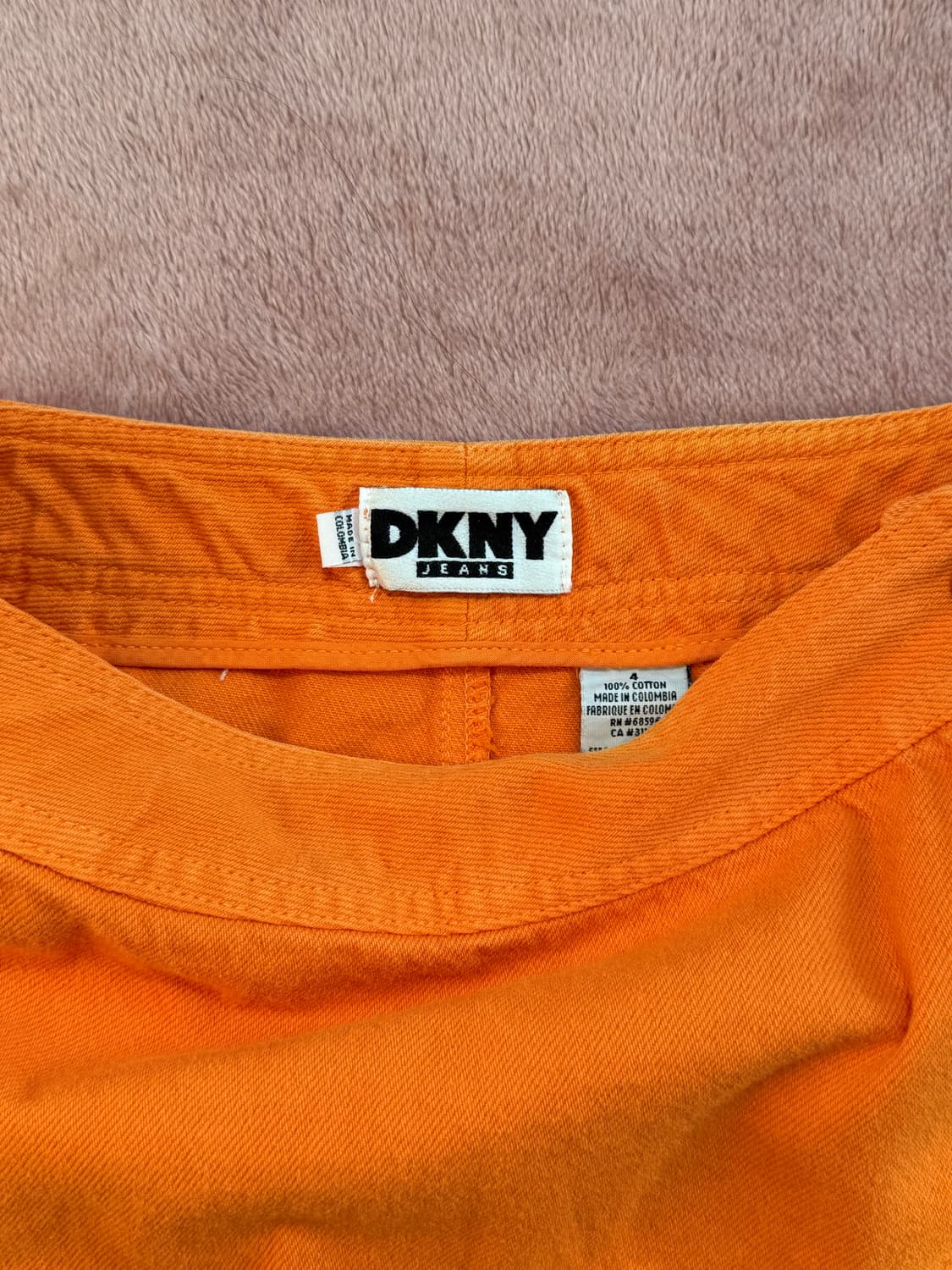 DKNY Jeans 코튼 미니 스커트 상품이미지3