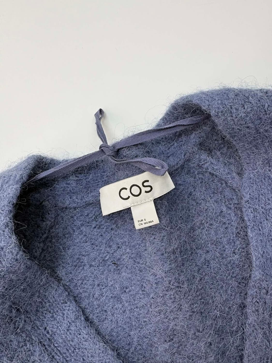 [S] 코스 랩 니트 알파카 울 가디건 상품이미지5