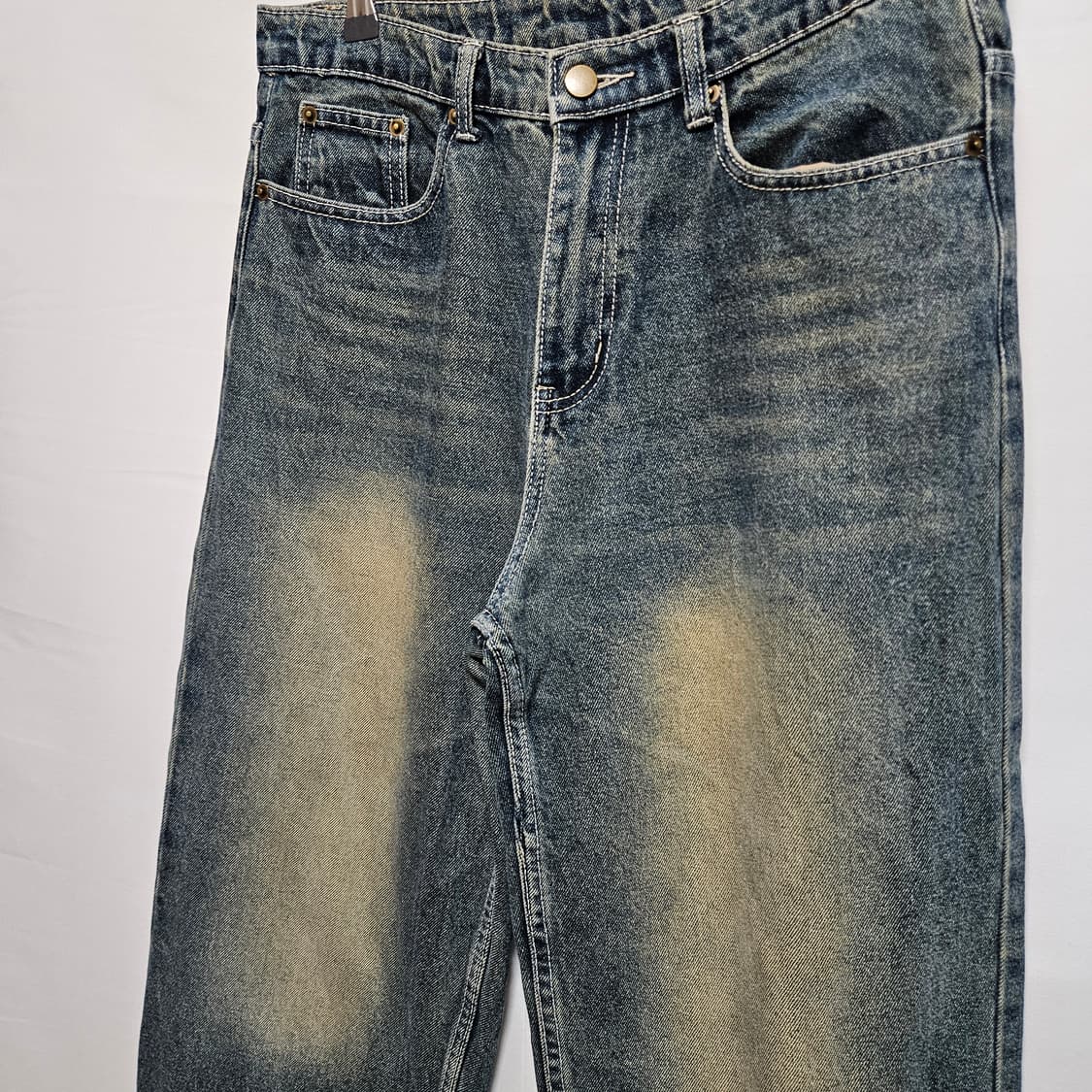 L 트릴리온 와이드핏 데님팬츠 상품이미지2