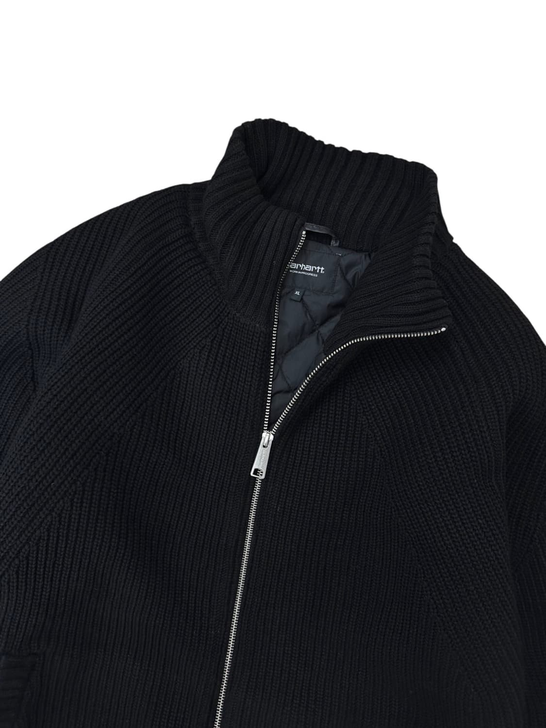 칼하트 WIP 반레이 스웨트 니트 자켓 블랙 (XL) 상품이미지2