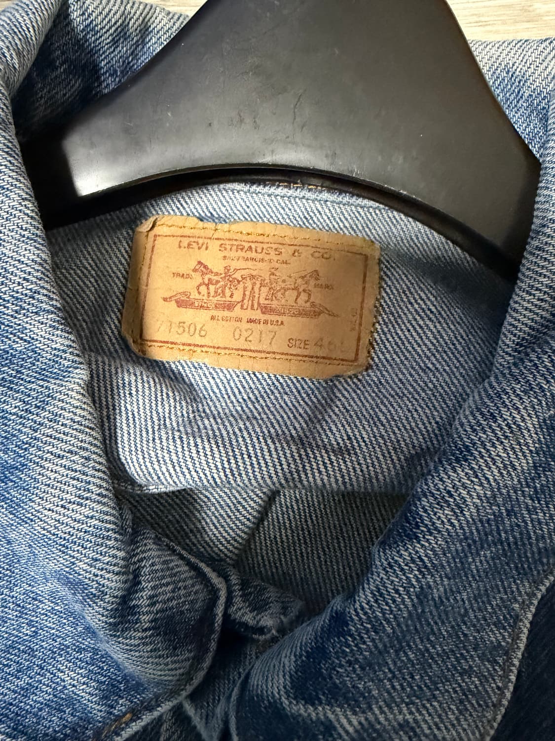 80s levi’s made in USA type3 트러커 상품이미지4