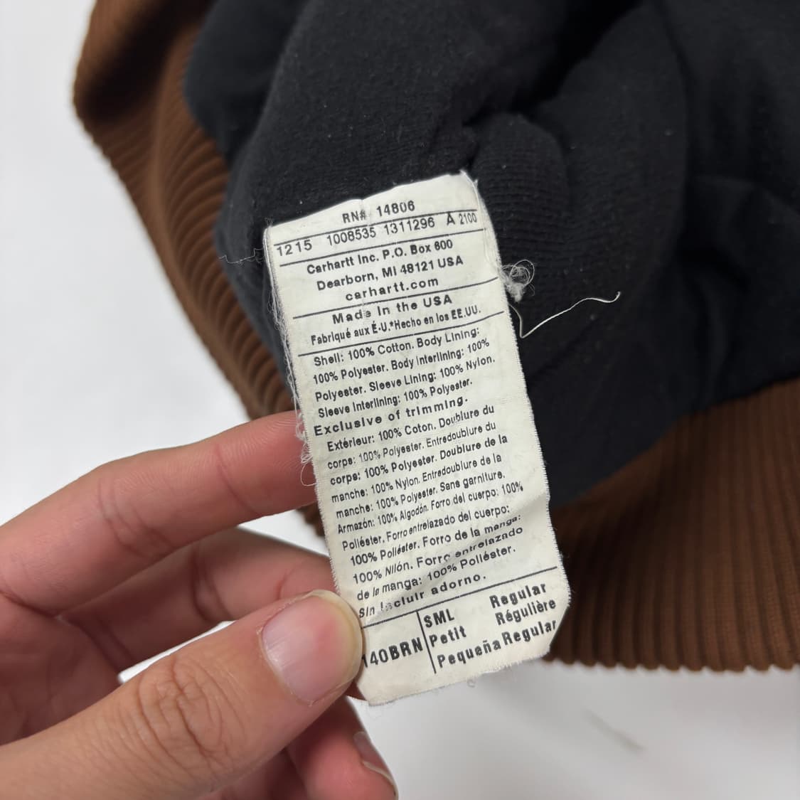 칼하트 j140 후드 자켓 상품이미지8
