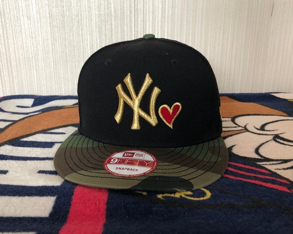 MLB 뉴에라 뉴욕양키스 블랙X카모 스냅백/모자 상품이미지1