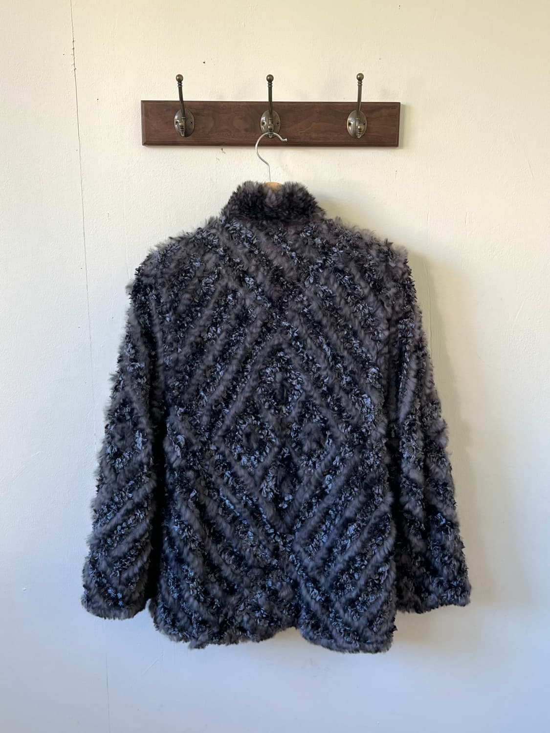 japan vtg 래빗 퍼 리버시블 자켓 상품이미지2