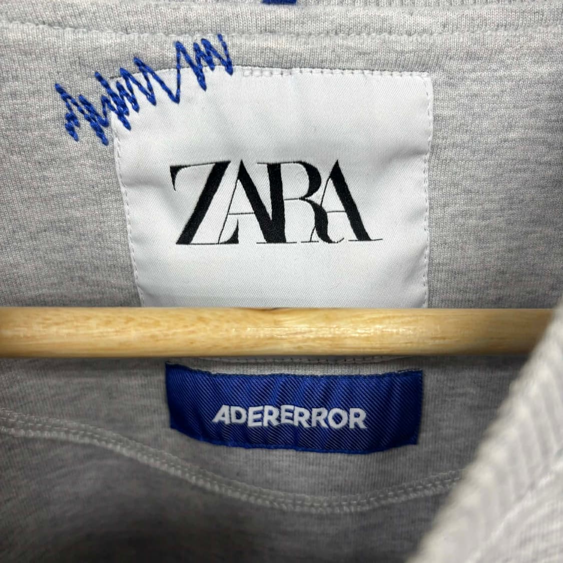자라 X 아더레어 그레이 스웻 셔츠 상품이미지4