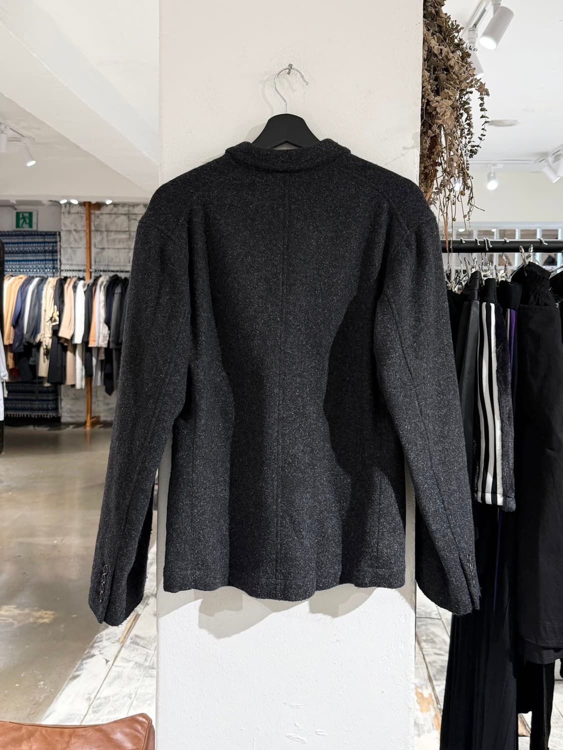 돌체 앤 가바나 차콜 라나버진울 테일러드 자켓  상품이미지6