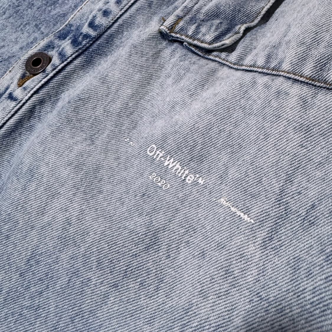 정품 19FW 오프화이트 데님 셔츠 상품이미지6