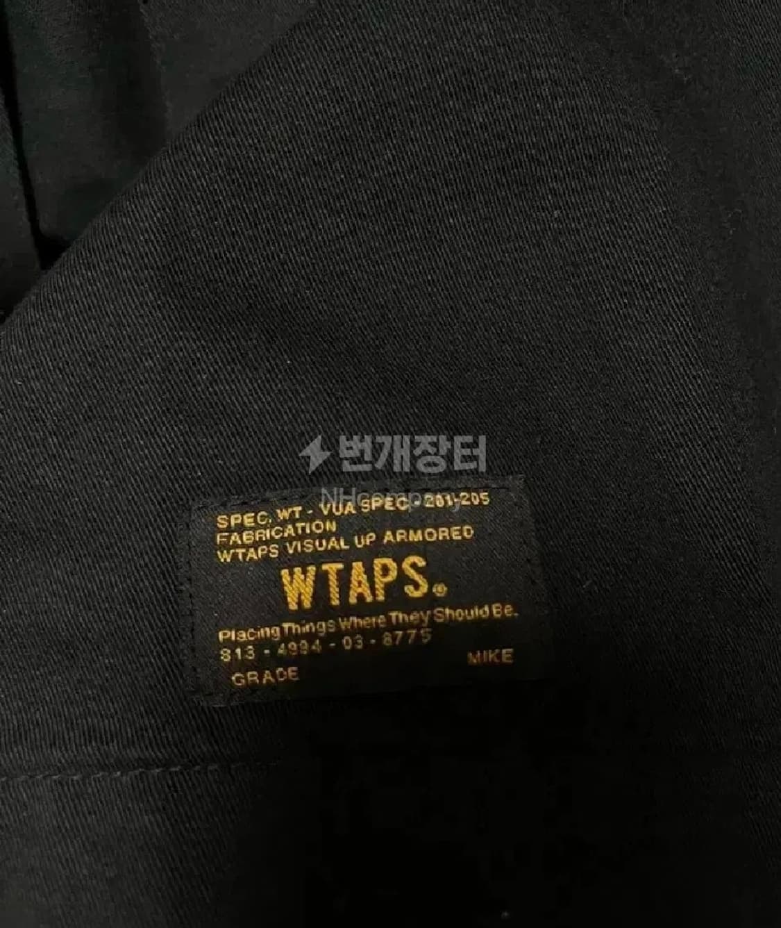 더블탭스 17AW BUDS BLACK 상품이미지5
