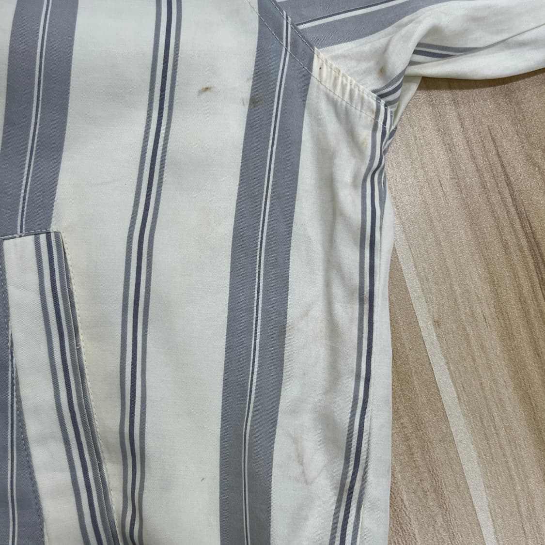 Lacoste 라코스테 빈티지 스트라이프 봄버 자켓  상품이미지8