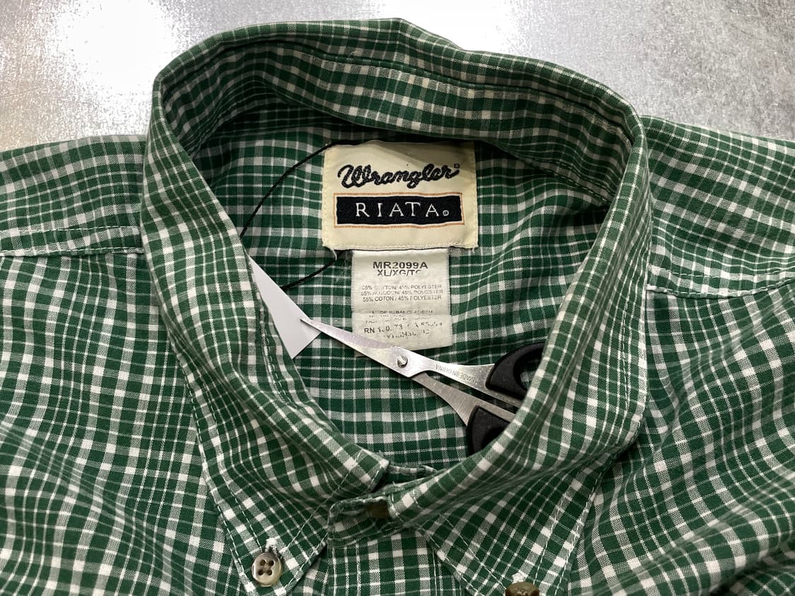 (XL) Wrangler 랭글러 체크 반팔 셔츠 상품이미지9