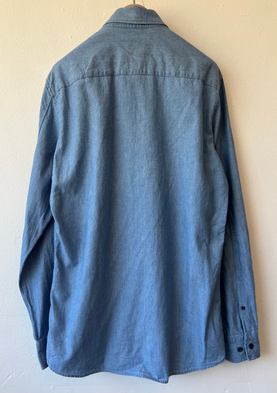 마시모뚜띠 남성 중청 데님긴팔셔츠 
 상품이미지8