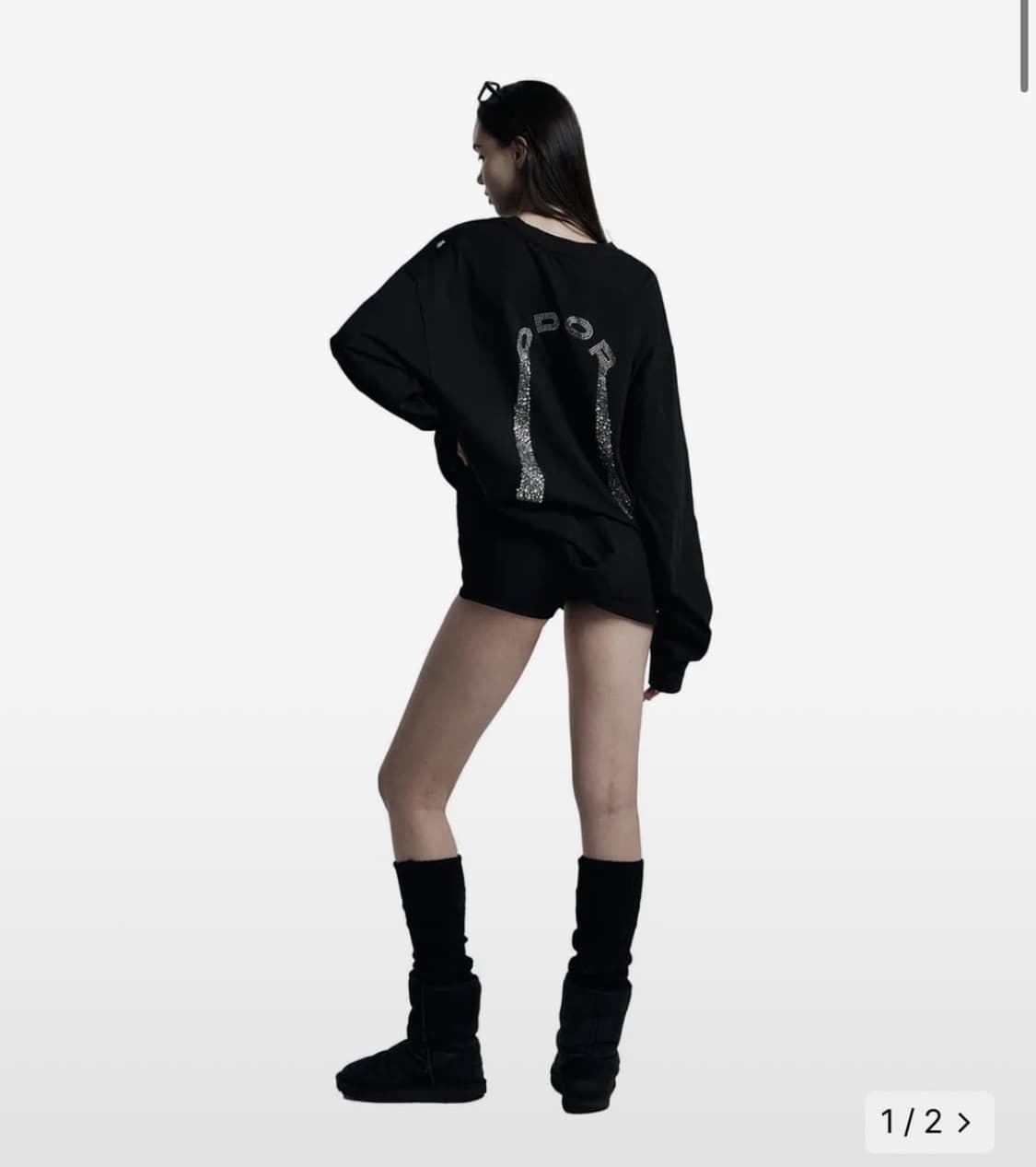 오도어 cris box tee 롱슬리브 상품이미지1