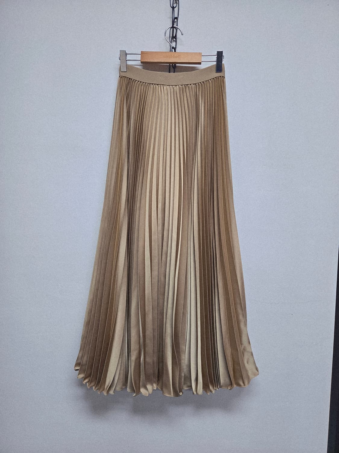 바이씨니 플리츠 스커트 롱치마 밴딩치마 상품이미지1