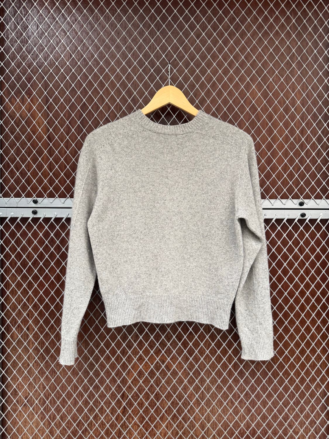 던스트 DUNST 캐시미어 라운드넥 그레이 니트 M 상품이미지4