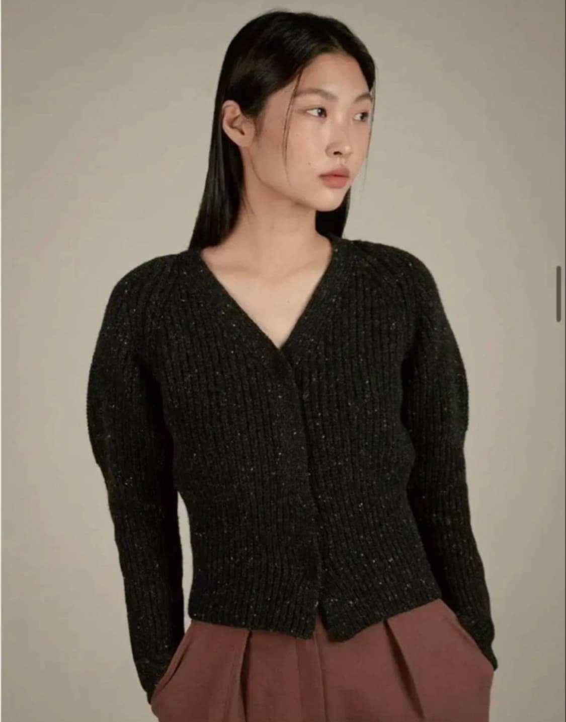 아우로 스냅 가디건 상품이미지4