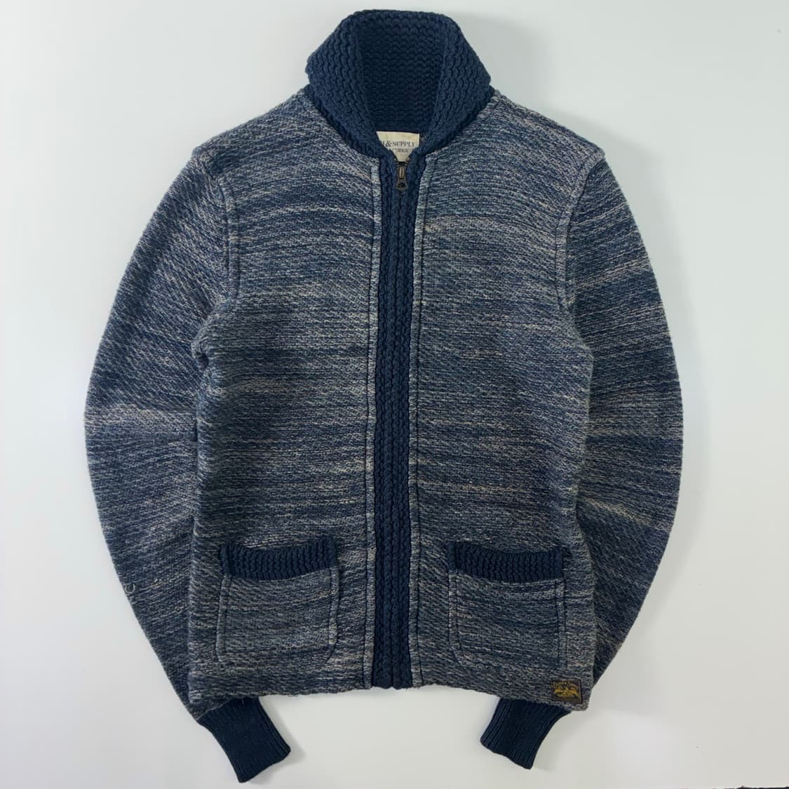 Denim&supply 데님앤 서플라이 숄카라 스웨트 가디건 상품이미지1